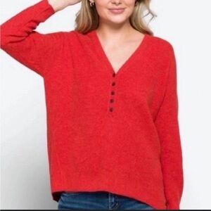 Madewell red sweater